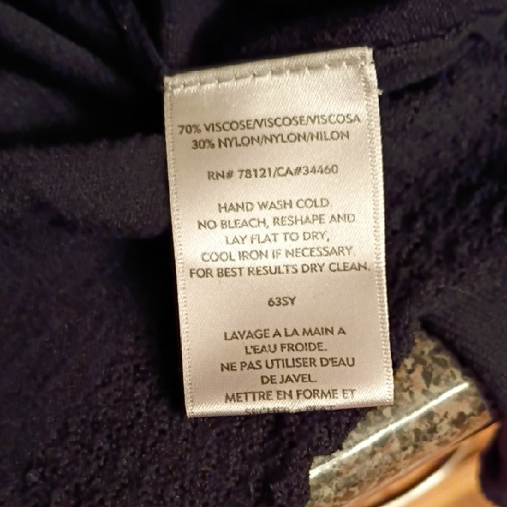 Eileen Fisher Classic Black V-Neck Sweater - Picture 8 of 9